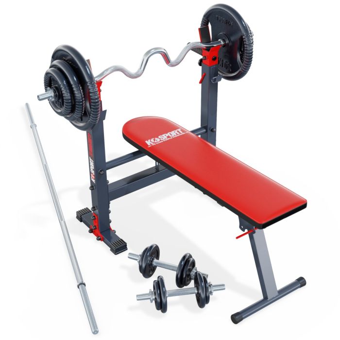Banco shop musculacion completo