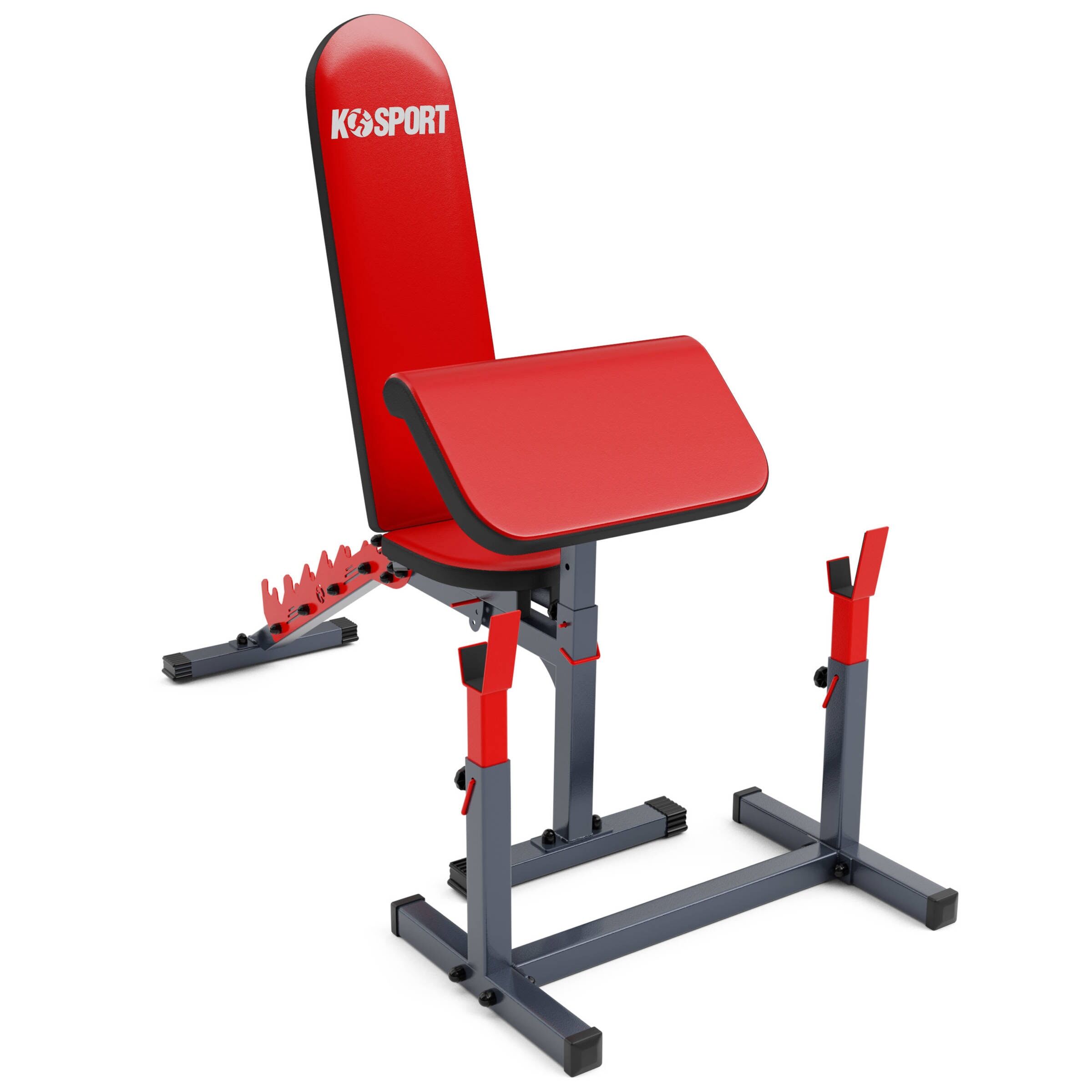 Kit Con Banco De Entrenamiento Banco Inclinado Soporte Para