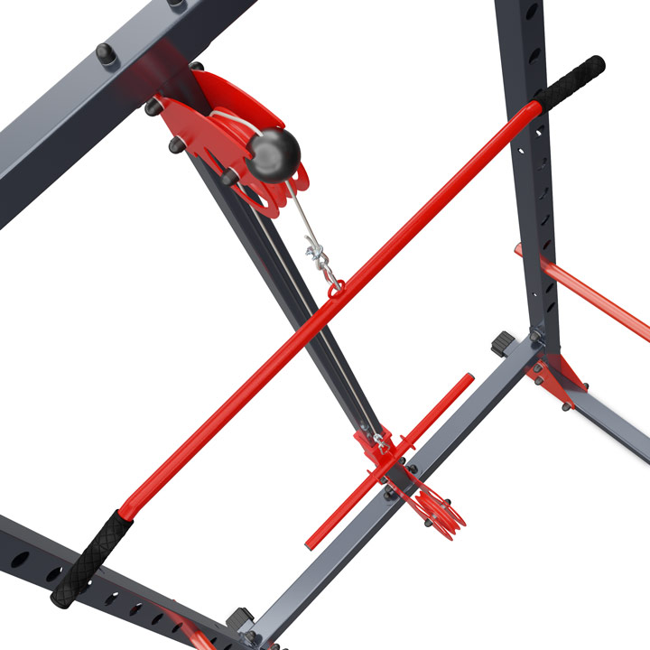 Power Rack Con Barra Per Trazioni E Carrucola - K-Sport