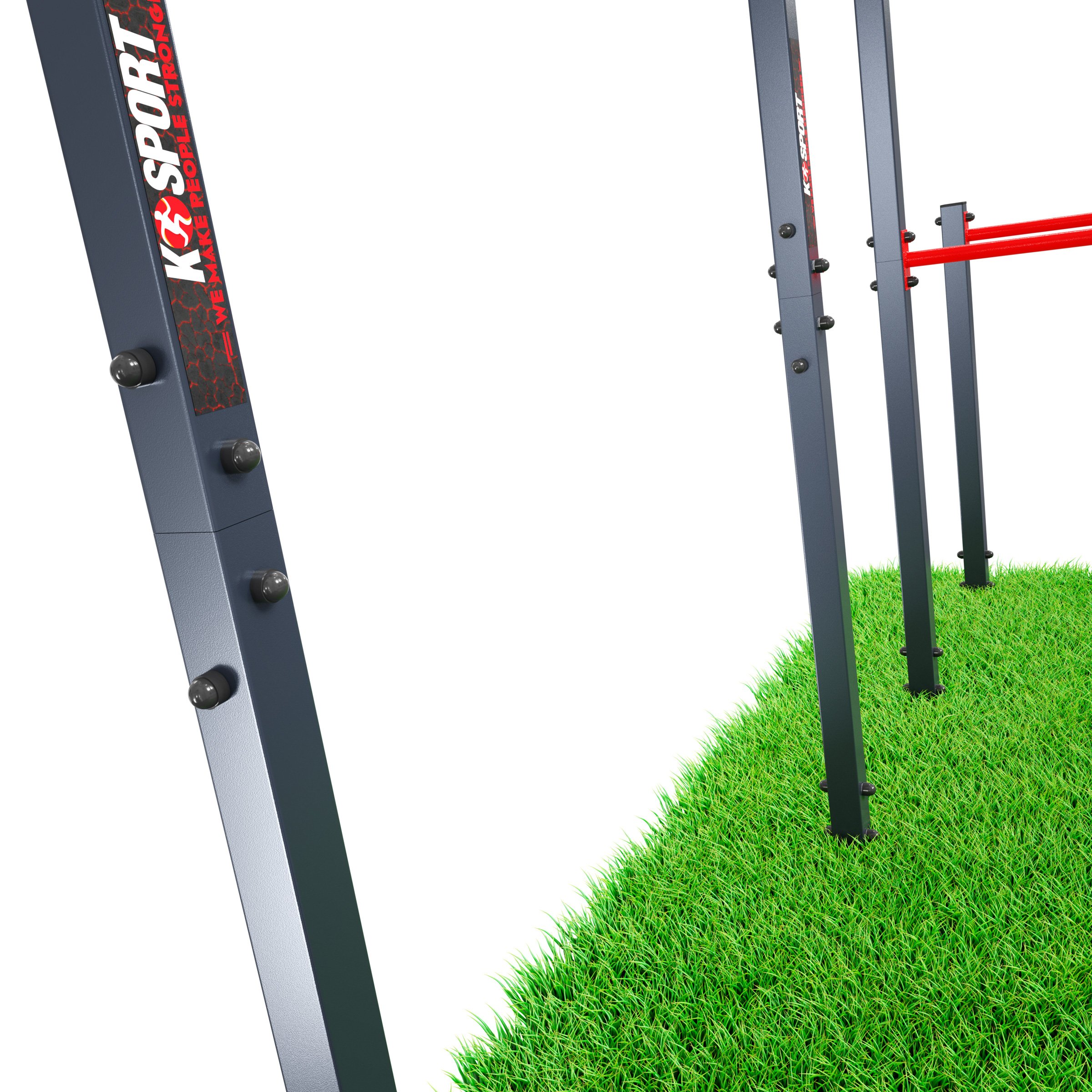Turngerät Garten mit Monkey Bar Klimmzugstange + Barren