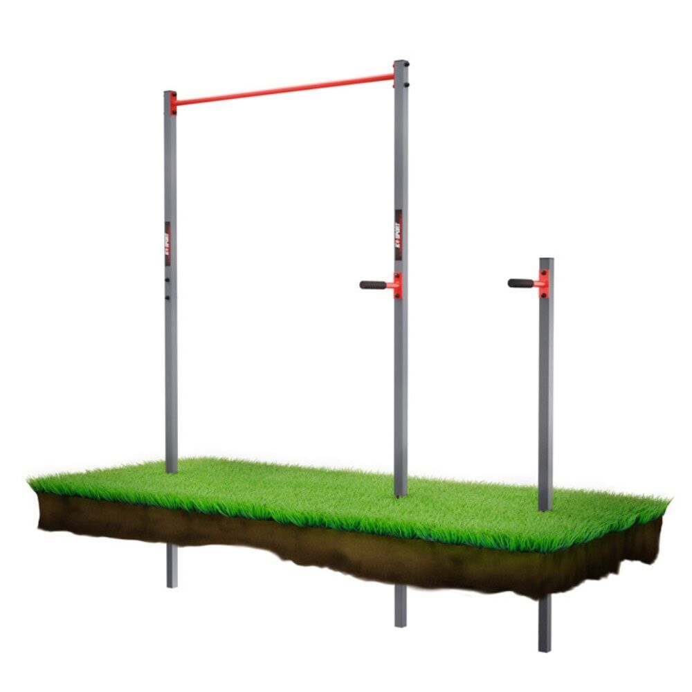 Klimmzugstange für draußen + Outdoor Dip Station KSport