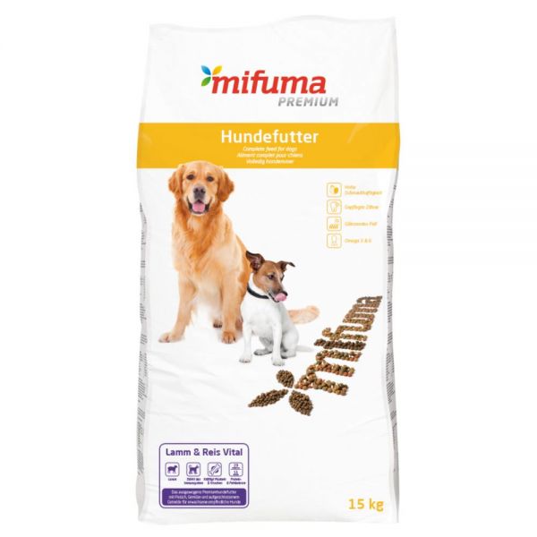 mifuma Hund Trockenfutter Prem. Lamm & Reis Vital 15kg