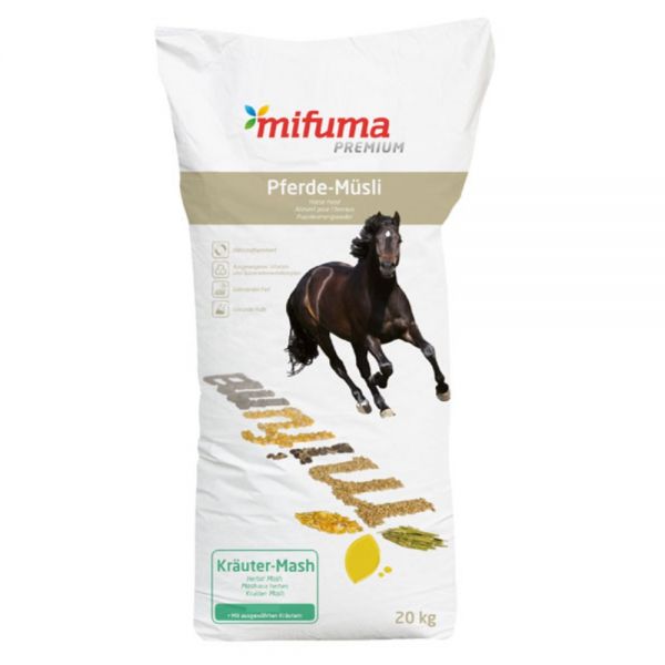 mifuma Premium-Pferdefutter Kräuter-Mash 20kg
