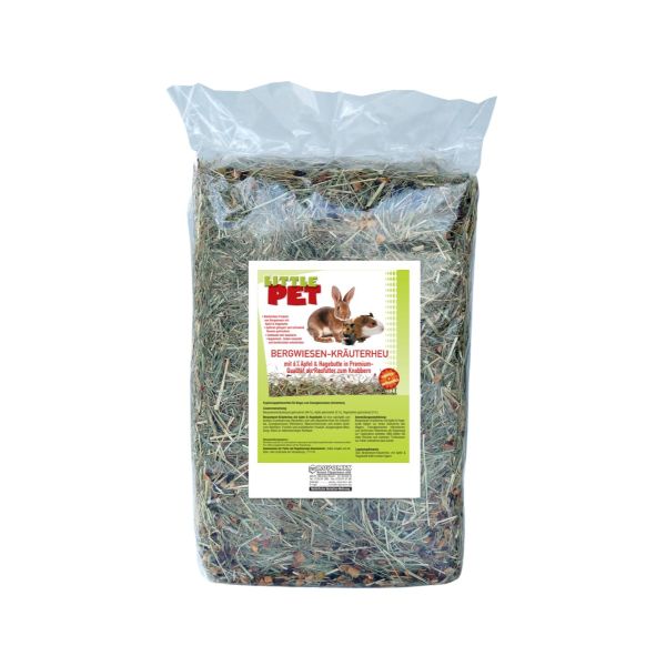 Little Pet Bergwiesen-Kräuterheu m. 6 % Apfel & Hagebutte 500 g 