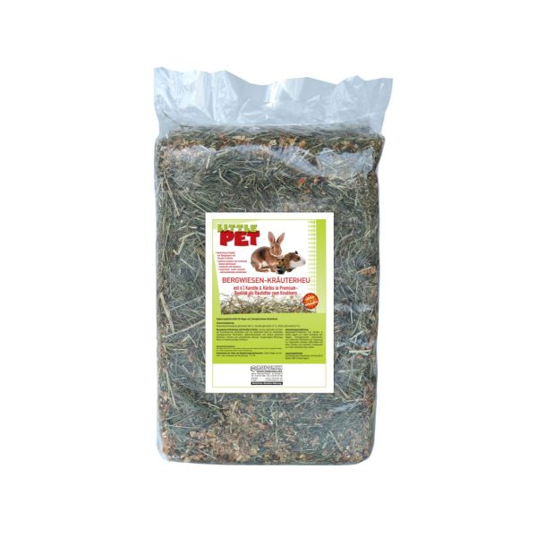 Little Pet Bergwiesen-Kräuterheu m. 6 % Karotte & Kürbis 500 g 