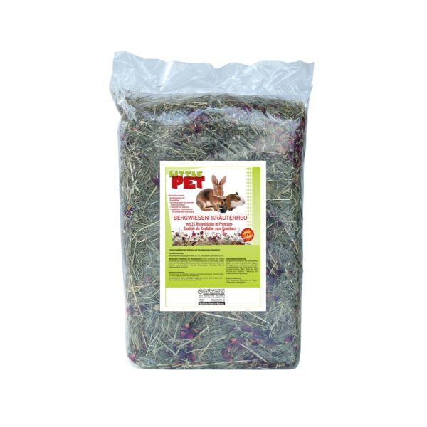 Little Pet Bergwiesen-Kräuterheu m. 3% Rosenblüten 500 g 