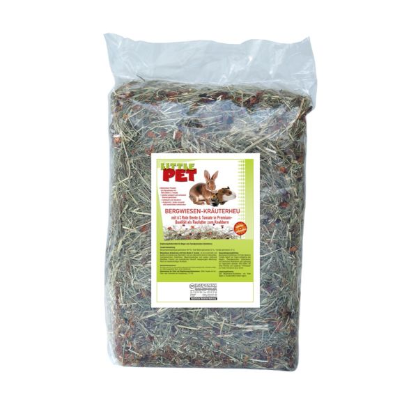 Little Pet Bergwiesen-Kräuterheu m. 6 % Rote Beete & Tomate 500 g 