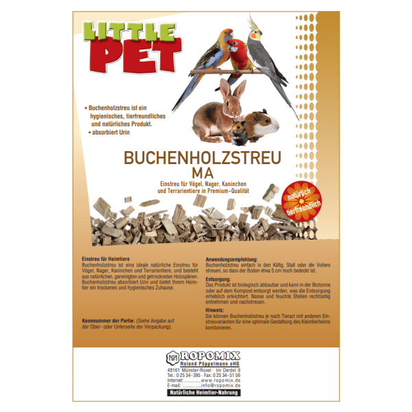 Little Pet Buchenholzstreu MA (Maxi) 