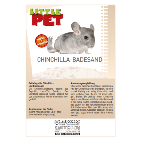 Little Pet Chinchilla-Badesand