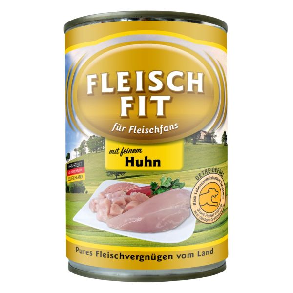 FleischFit Hund mit Huhn
