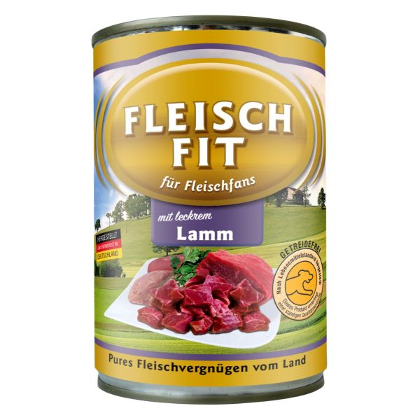 FleischFit Hund mit Lamm