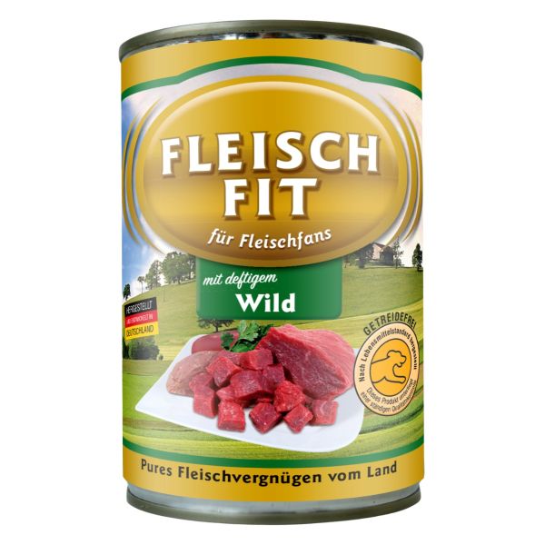 FleischFit Hund mit Wild