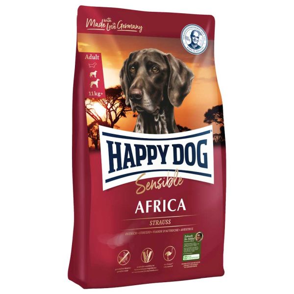 Happy Dog Supreme - Senible Africa mit Strauß 12,5kg