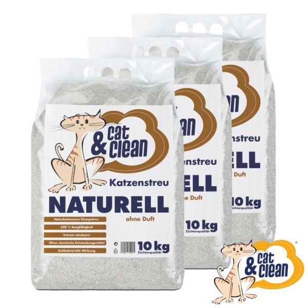 Sparpaket Cat & Clean Naturell 