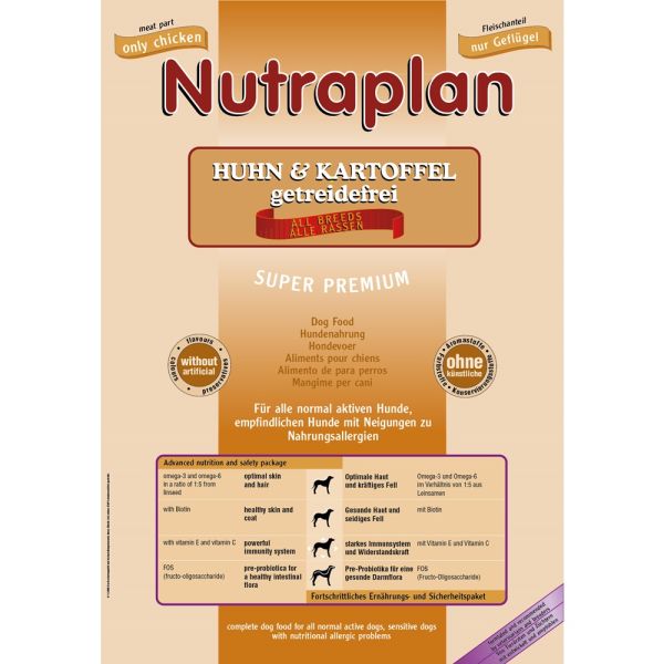 Nutraplan Chicken & Potato All Breeds without grain 