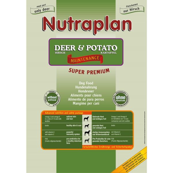 Nutraplan Deer & Potato Maintenance All Breeds 