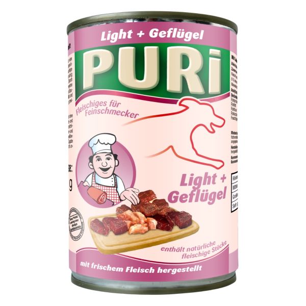 Puri Fleisch für Feinschmecker Light + Geflügel
