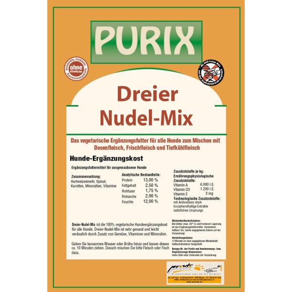 Purix Dreier-Nudel-Mix 4kg