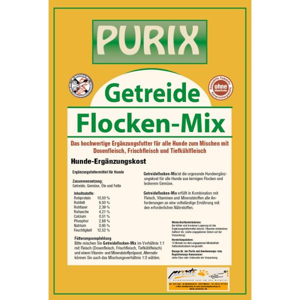 Purix Getreideflocken-Mix 20kg
