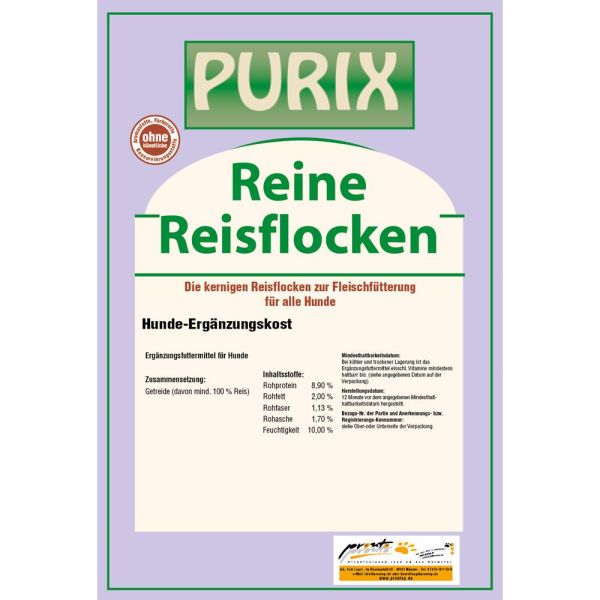 Purix Reine Reisflocken 10kg